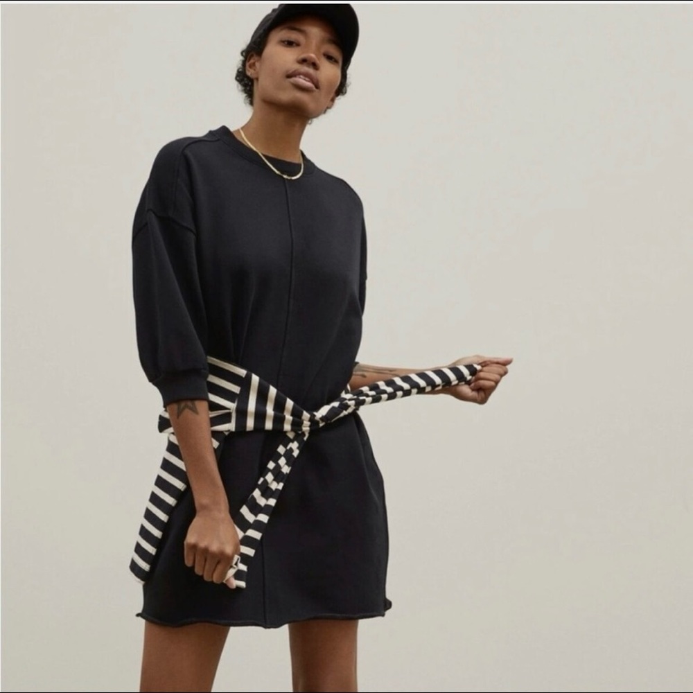 Everlane The Track Dress in Black (Small)